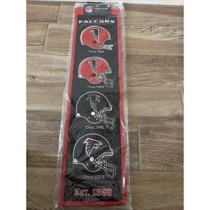 Atlanta Falcons NFL Winning‎ Streak Embroidered Heritage Banner